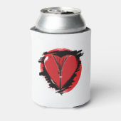Zipper Heart Blikjeskoeler (Blikje Achterkant)