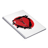 Zipper Heart Notitieboek (Rechterzijde)