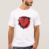 Zipper Heart T-shirt (Voorkant)
