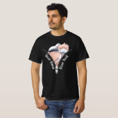 Zipper Heart T-shirt (Voorkant volledig)