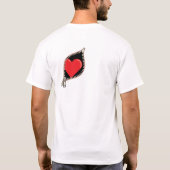 Zipper Heart T-shirt (Achterkant)