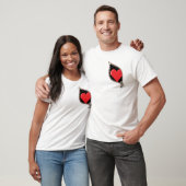 Zipper Heart T-shirt (Unisex)