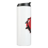 Zipper Heart Thermosbeker (Gedraaid links)