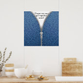 Zipper - Laten we samen gaan .... : ) SRF Poster (Keuken)