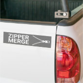 Zipper Merge Bumpersticker (Op Truck)