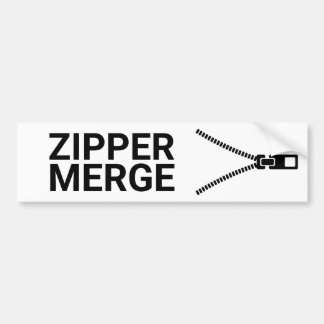Zipper Merge Bumpersticker