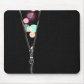 Zipper met Bokeh Lights Muismat (Voorkant)