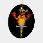 Zipper Monster Keramisch Ornament (Rechts)