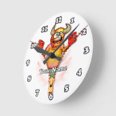 Zipper Monster Ronde Klok (Hoek)