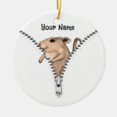 Zipper Mouse Keramisch Ornament (Voorkant)