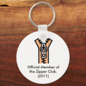 Zipper, officieel lid van de Zipper Club.(2010) Sleutelhanger (Voorkant)