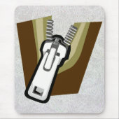 "Zipper on a mousepad" Muismat (Voorkant)