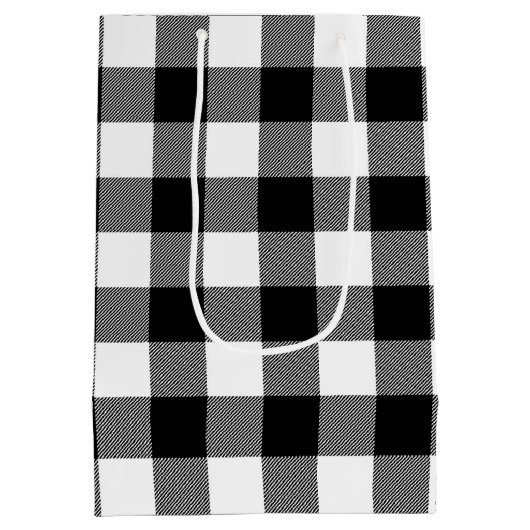 Zipper op de buffelplaat medium cadeauzakje (Achterkant)