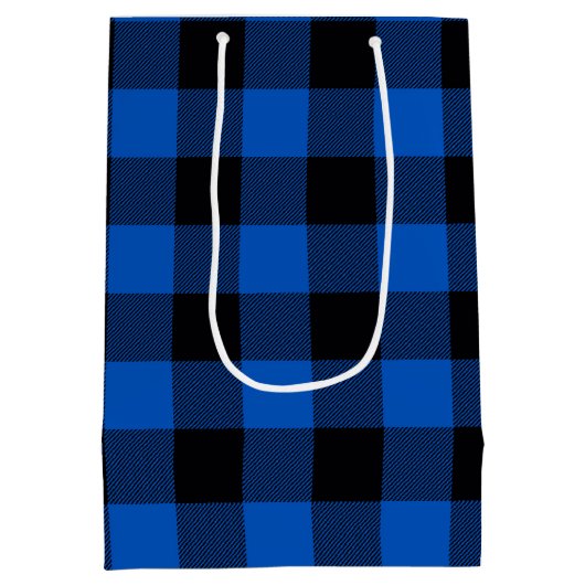 Zipper op de buffelplaat medium cadeauzakje (Achterkant)