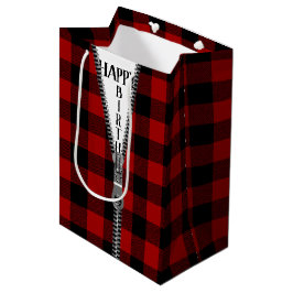 Zipper op de buffelplaat medium cadeauzakje