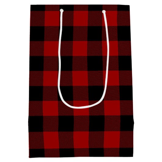 Zipper op de buffelplaat medium cadeauzakje (Achterkant)