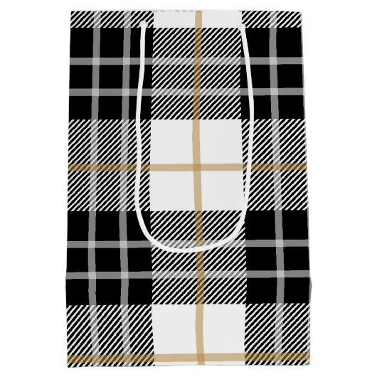 Zipper op de toneelplaat medium cadeauzakje (Achterkant)