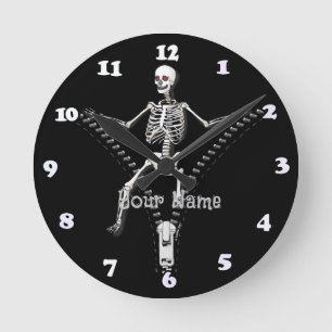 Zipper Skeleton Ronde Klok