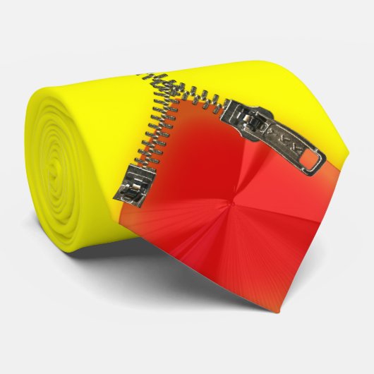 Zipper Stropdas (Opgerold)