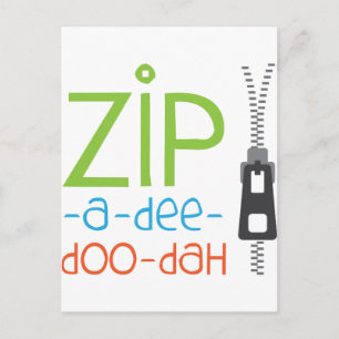 Zipper Zip Briefkaart