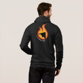Zippered Hoodie (Kite Forge Logo) (Achterkant volledig)