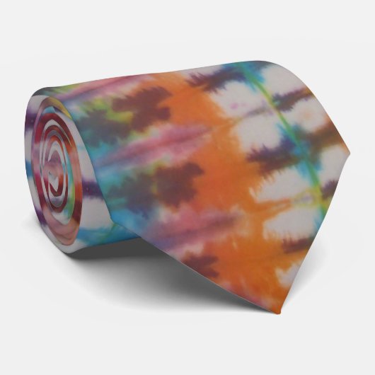 Zippie Oranje tip stropdas Dye stropdas (Opgerold)