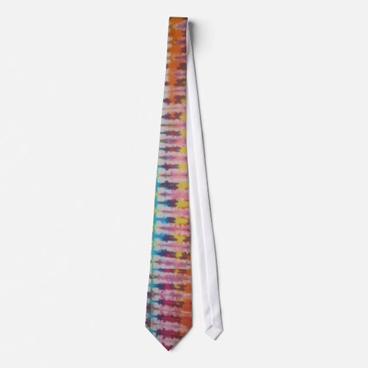 Zippie Red Tip Tie Dye Necktie Stropdas (Voorkant)