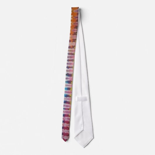 Zippie Red Tip Tie Dye Necktie Stropdas (Achterkant)