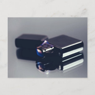 Zippo aansteker. Kunst Briefkaart
