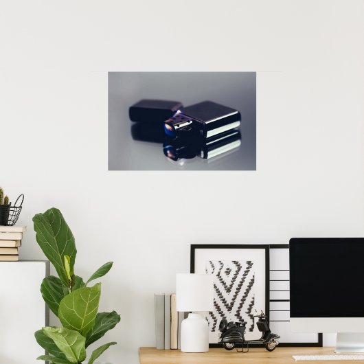 Zippo aansteker. Kunst Poster (Thuiskantoor)