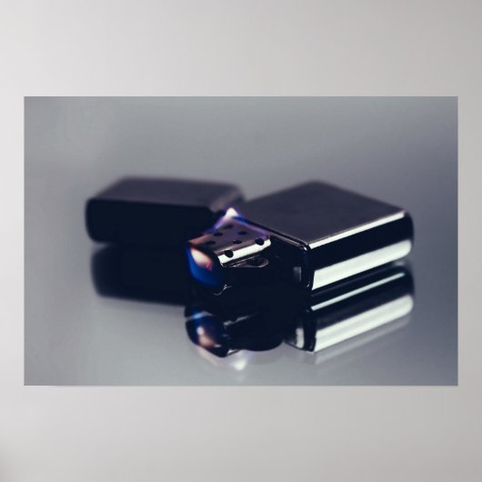 Zippo aansteker. Kunst Poster (Voorkant)