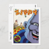 "Zippy 3", 1980 Briefkaart (Voorkant / Achterkant)