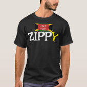 ZIPPY. Basic T-shirt donker (Voorkant)