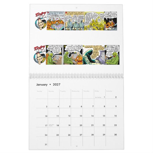 ZIPPY CALENDAR 2013 KALENDER (Jan 2027)