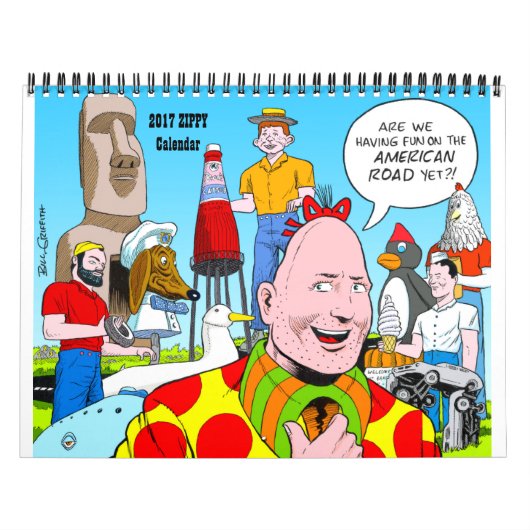 ZIPPY CALENDAR 2017 KALENDER (Hoes)