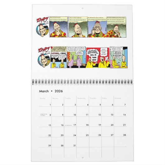 ZIPPY CALENDAR 2017 KALENDER (Mar 2026)