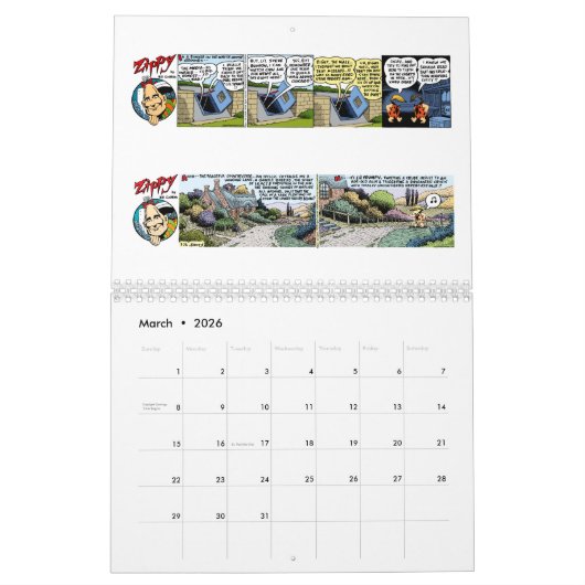 ZIPPY CALENDAR 2018 KALENDER (Mar 2026)