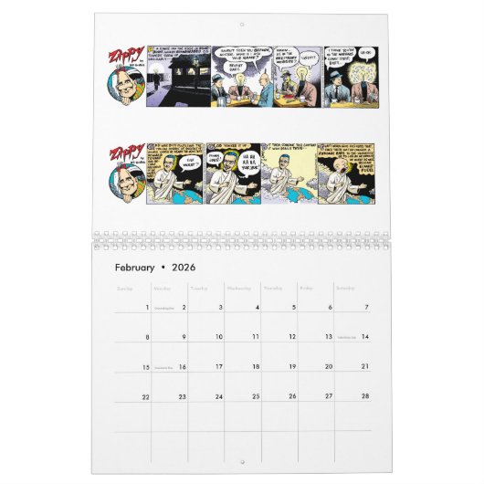ZIPPY CALENDAR 2018 KALENDER (Feb 2026)
