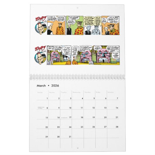 ZIPPY CALENDAR 2019 KALENDER (Mar 2026)
