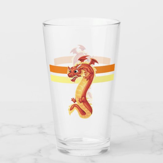 Zippy Dragon Glas (Achterkant)