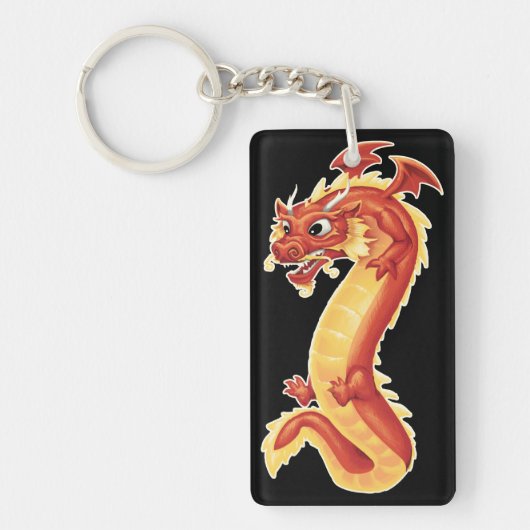 Zippy Dragon Sleutelhanger (Voorkant)