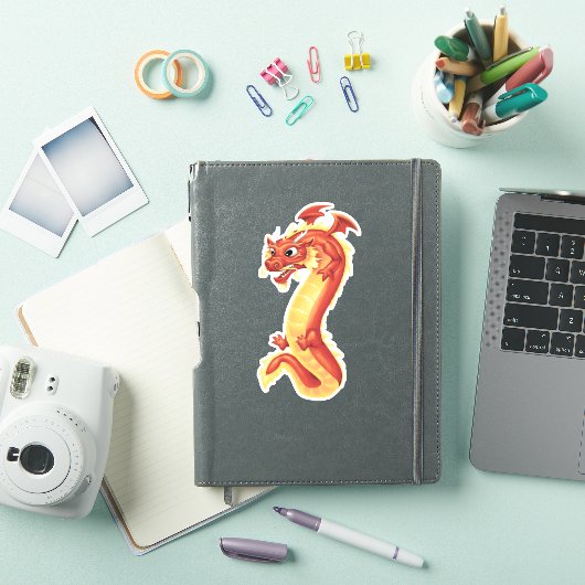 Zippy Dragon Sticker (iPad Cover)