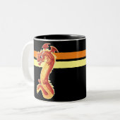 Zippy Dragon Tweekleurige Koffiemok (Voorkant links)