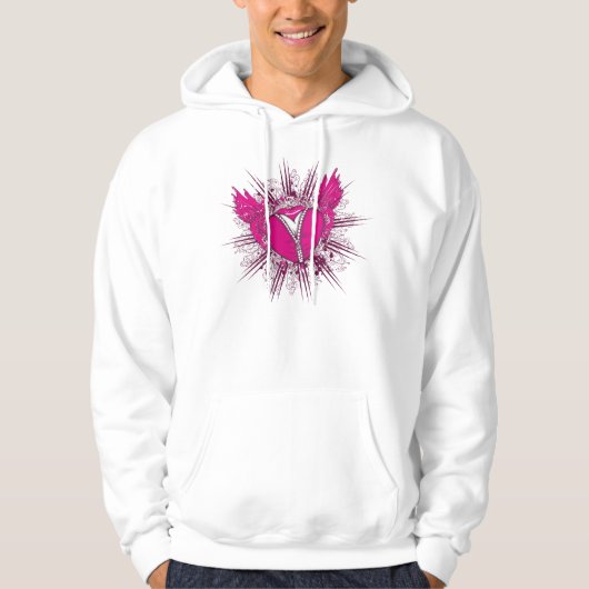 Zippy Heart Hoody (Voorkant)