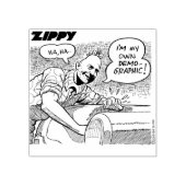 Zippy is zijn eigen demografie! rubberstempel (Afrduk)