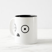 Zippy McArthur Tweekleurige Koffiemok (Voorkant links)