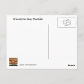 Zippy Meatball Recipe Briefkaart (Achterkant)