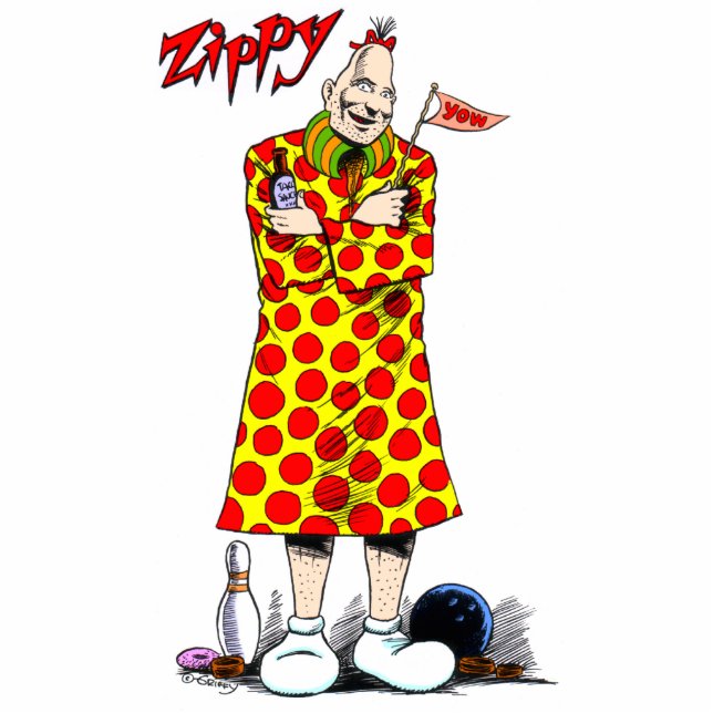 Zippy "Sculpture" #1 Staand Fotobeeldje (Voorkant)