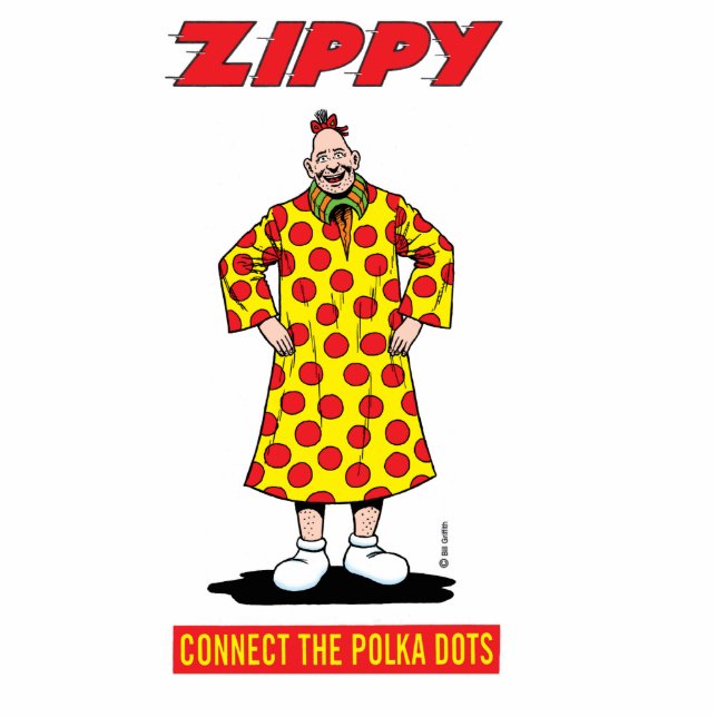 Zippy "Sculpture" #2 Staand Fotobeeldje (Voorkant)