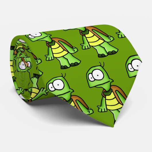 Zippy the TurtleTie Stropdas (Opgerold)